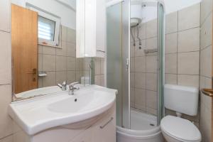 Koupelna v ubytování Apartments Mare Trogir
