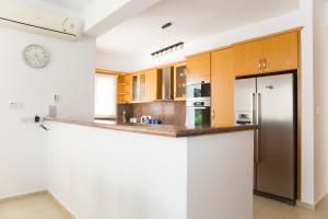 Kuchyň nebo kuchyňský kout v ubytování Eliofos Luxury Villa