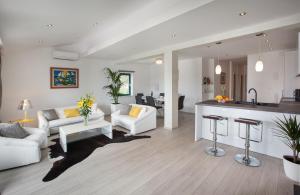 Posezení v ubytování Modern Apartman Pjero