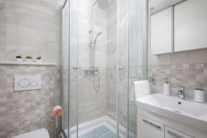 Koupelna v ubytování Modern Apartman Pjero