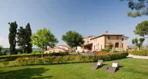 A garden outside Poderi Arcangelo