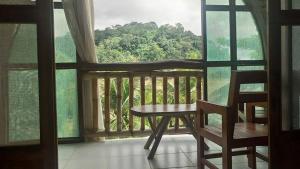 Lobo Hostel - Rurrenabaque的阳台或露台