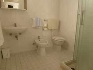 Koupelna v ubytování Hotel Gioiella