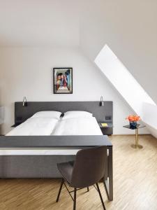 Postel nebo postele na pokoji v ubytování Lendhotel