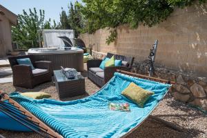 Area soggiorno di Champagne suites