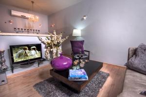 Area soggiorno di Champagne suites