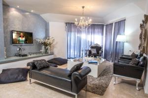 Area soggiorno di Champagne suites