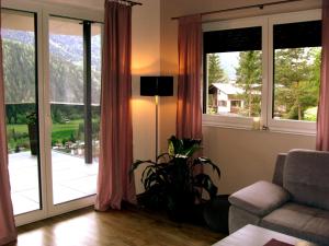 Posezení v ubytování Alpine Appartement
