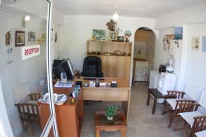 Kuchyň nebo kuchyňský kout v ubytování Villa Avra