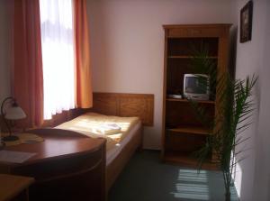 TV a/nebo společenská místnost v ubytování Hotel Krakonoš
