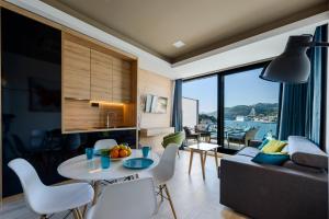 Posezení v ubytování Adriatic Deluxe Apartments