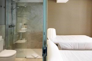 Koupelna v ubytování Hotel Atalaia