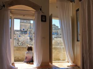 Nespecifikovaný výhled na destinaci Matera nebo výhled na město při pohledu z bed and breakfast