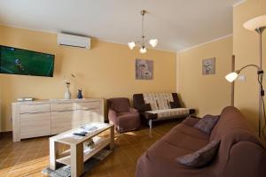 TV a/nebo společenská místnost v ubytování Apartments Davorka