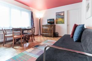 TV a/nebo společenská místnost v ubytování Appartements Hofquartier