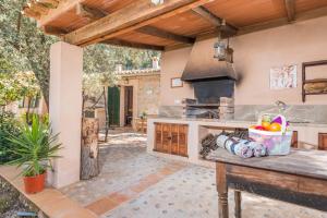 A patio or other outdoor area at Can Mateu