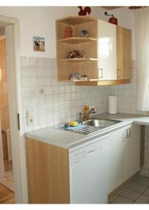 Η κουζίνα ή μικρή κουζίνα στο Wohnen Am Warteberg