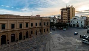 a view of a city street with buildings at Apartment Trapani in Trapani