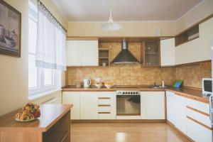 Kuchyňa alebo kuchynka v ubytovaní Apartamenty przy Zamku