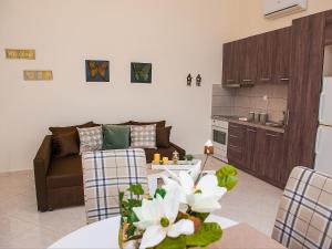 A kitchen or kitchenette at Villa Elaia Mare