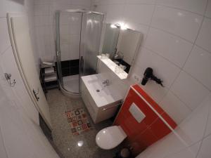 Koupelna v ubytování Apartmani Trogir