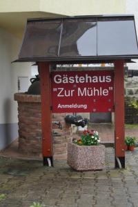 Certifikát, hodnocení, plakát nebo jiný dokument vystavený v ubytování Gästehaus zur Mühle Dehm