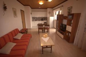 TV a/nebo společenská místnost v ubytování Apartments Cvelic Milovcic