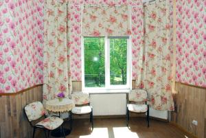 Posezení v ubytování Maison Blanche Kyiv city center