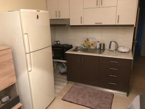 مطبخ أو مطبخ صغير في Cozy Apartment