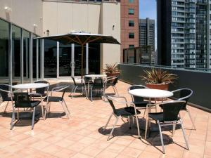 Restaurace v ubytování YEHS Hotel Melbourne CBD