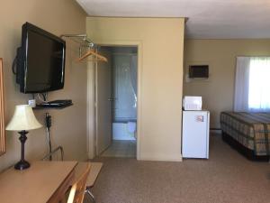 TV a/nebo společenská místnost v ubytování Dunlop Motel