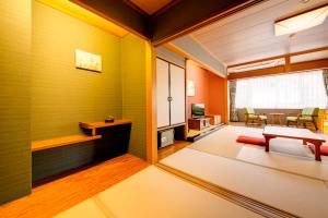 Voodi või voodid majutusasutuse Sundance Resort Hakone Gora toas