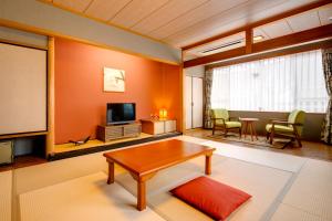 TV a/nebo společenská místnost v ubytování Sundance Resort Hakone Gora