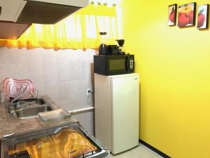 Kuchyň nebo kuchyňský kout v ubytování B&B México Roma Norte