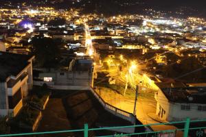 Nespecifikovaný výhled na destinaci Otavalo nebo výhled na město při pohledu z hotelu