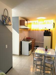 Kuchyň nebo kuchyňský kout v ubytování B&B México Roma Norte
