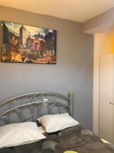 Postel nebo postele na pokoji v ubytování B&B México Roma Norte