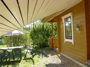Zahrada ubytování Chalets du Soleil