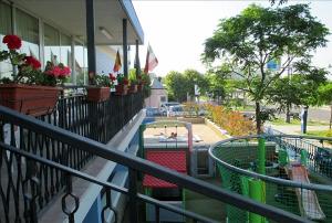Un balcon sau o terasă la Hotel Moja