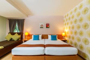 Posteľ alebo postele v izbe v ubytovaní U Tiny Boutique Hotel Suvarnabhumi Bangkok - SHA Plus