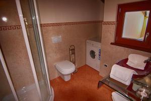 Koupelna v ubytování Casa Meraviglia