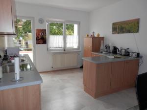 Kuchyň nebo kuchyňský kout v ubytování Rheingauer Fewo am Schulhaus