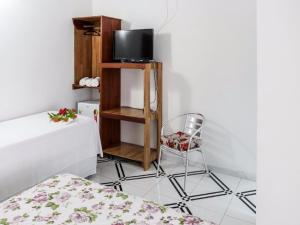 TV a/nebo společenská místnost v ubytování Restaurante & Pousada Almescla
