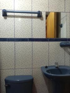 Koupelna v ubytování Rumi Sonqo Hostel