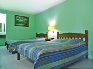 Cama o camas de una habitación en Hotel Rio Tempisque