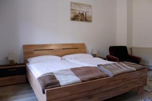 Posteľ alebo postele v izbe v ubytovaní Ferienwohnung Huber