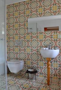 A bathroom at Hotel Kokořín