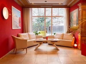 Posezení v ubytování DORMERO Hotel Plauen