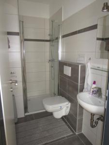 Kúpeľňa v ubytovaní Ferienwohnung Huber