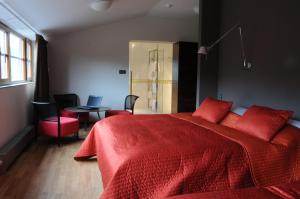 A seating area at Hotel Kokořín